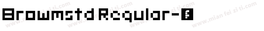 Browmstd Regular字体转换